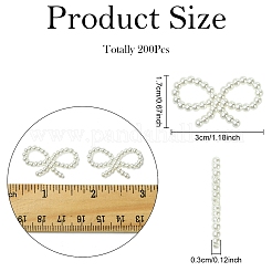 200 шт. АБС-пластиковые имитационные звенья из жемчуга&nbsp;OACR-YW0003-55