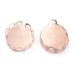 Подвески из нержавеющей стали 304 с кабошонами&nbsp;STAS-Y001-11EG