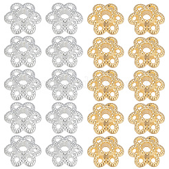 400 шт. двухцветные колпачки из сплава&nbsp;FIND-PA0001-09