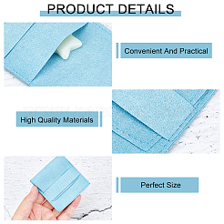 16 шт. 4-х цветные мешочки из микрофибры для украшений ABAG-NB0001-75