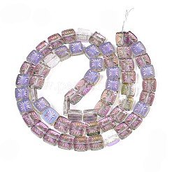 Гальванизируйте прозрачное стекло бисер нитей&nbsp;EGLA-N017-03F