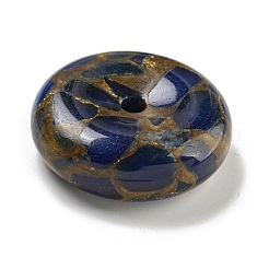 Синтетические золотые клинквантовые камни подвески G-P549-03D