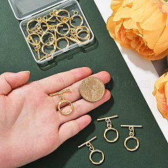 15 комплект латунных застежек-тоглов KK-BBC0021-10