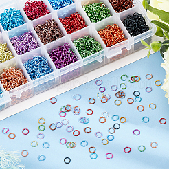 Алюминиевая проволока открыты кольца прыжок ALUM-PH0002-01-WH