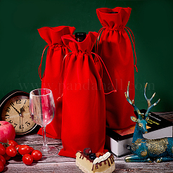 Бархатные мешочки для упаковки бутылок вина ABAG-WH20003-01F