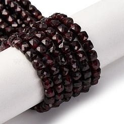 Гранат природный бисер нитей G-L537-007
