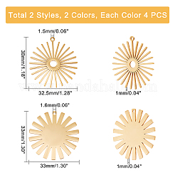 16 шт. 4 подвески из нержавеющей стали 201&nbsp;STAS-DC0005-28