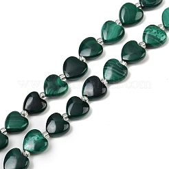 Природного малахита бисер нитей G-L630-B01-10x10mm
