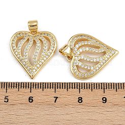 Латунные микро проложить кубического циркония подвески ZIRC-I367-07G-18