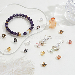 90 шт. 9 цвета бусины из сплава в тибетском стиле&nbsp;FIND-GA0006-92