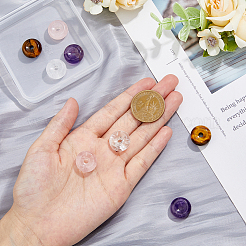 8 шт. 4 стиля европейских подвесок из натуральных драгоценных камней G-DC0001-35