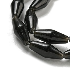 Природные обсидиана бисер нитей G-A223-A03-01