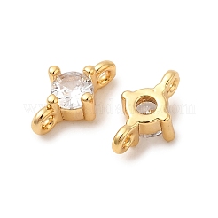 Латунные подвески из прозрачного кубического циркония&nbsp;KK-P340-07B-G