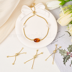 Изготовление 10шт. латунных браслетов-слайдеров KK-BBC0020-74