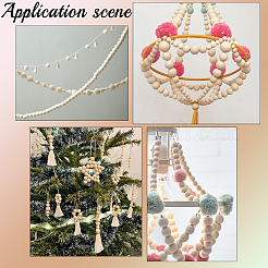 Натуральные незаконченные деревянные бусины WOOD-SP0001-62C