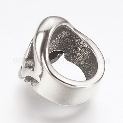 Подвески-кабошоны из хирургической нержавеющей стали 316 STAS-F133-85AS