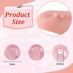 2 нити натуральных розовых турмалиновых бусин G-OC0005-31