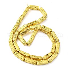 Гальванические бусины из натуральной лавы&nbsp;G-I360-K03-01