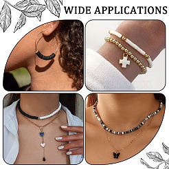 3 нить 3 цвета плоские круглые бусины ручной работы из полимерной глины CLAY-SC0001-62