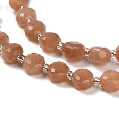 Натуральный Sunstone бисер пряди G-B153-A14