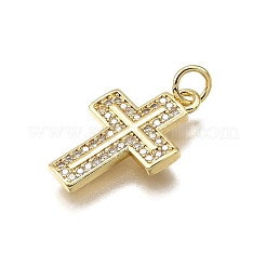 Латунные микро проложить кубического циркония подвески KK-Z100-42G-01