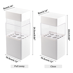 Абс с пластиковым контейнером для хранения косметической щетки&nbsp;AJEW-WH0168-18C