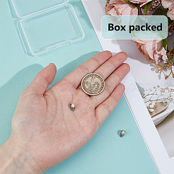 2 шт. 925 бусины в форме черепа из стерлингового серебра FIND-BC0014-28B