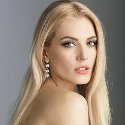 10 шт. ромбовидная латунная фурнитура для сережек-гвоздиков KK-AR0004-04