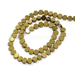 Гальванизировать немагнитных синтетический гематит нитей бисера&nbsp;G-M087-01