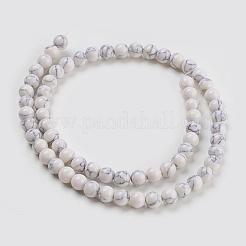 Синтетических нитей бирюзовые бусы X-TURQ-H038-8mm-XXS01