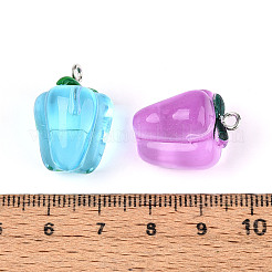 Прозрачные смоляные подвески&nbsp;RESI-N050-14P