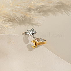 Регулируемые манжеты из нержавеющей стали 304 с открытыми кольцами для женщин&nbsp;CK6350