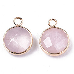 Природного розового кварца подвески G-T131-101G