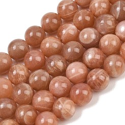 Натуральный Sunstone бисер пряди&nbsp;LS-G-G323-A01-10mm