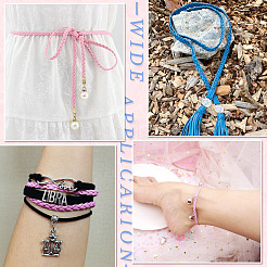 3 цветной плетеный шнур из искусственной кожи&nbsp;LC-TA0001-01