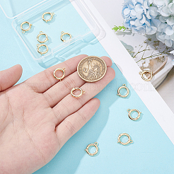 12 шт. латунные раскладывающиеся застежки KK-UN0005-14