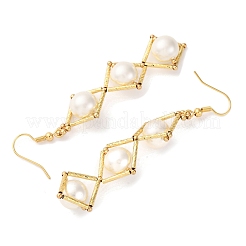 Латунь болтающийся серьги&nbsp;EJEW-TA00650