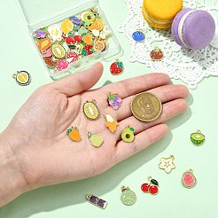 60 шт. Подвески из сплава с эмалью&nbsp;ENAM-CJ0007-25