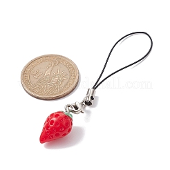 Ремни для мобильных телефонов из клубничной смолы HJEW-JM01598-02