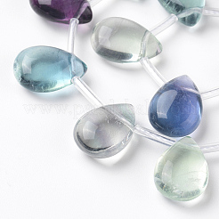 Природного флюорита бисер нитей&nbsp;G-L527-11B