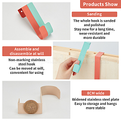 8шт 4 цвета над дверным крючком AJEW-NB0002-18