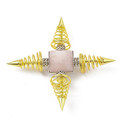 Золотой латунный генератор духовной энергии DJEW-P003-01G