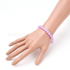 Браслеты из акрила стрейч из бисера&nbsp;BJEW-JB05714-06