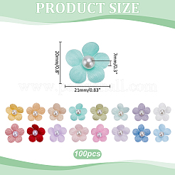 100 шт. тканевый цветок для одежды&nbsp;DIY-ME0002-05