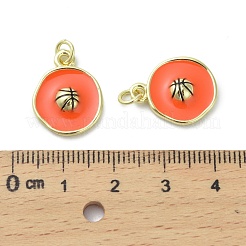 Латунь эмаль подвески&nbsp;KK-D384-01G-01