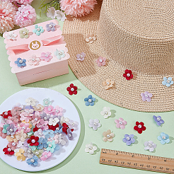 100 шт. тканевый цветок для одежды&nbsp;DIY-ME0002-05