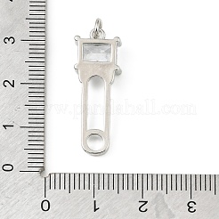 Латунные микро проложить кубического циркония подвески&nbsp;KK-H527-30P