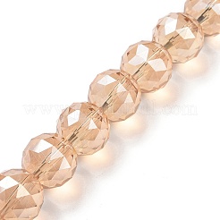 Гальванические стеклянные бусины&nbsp;EGLA-J140-FR03-14mm