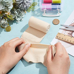 Ребристая ткань из полиэстера для манжет FIND-WH0032-59G