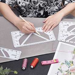 Пластиковые многофункциональные линейки TOOL-GF0001-58